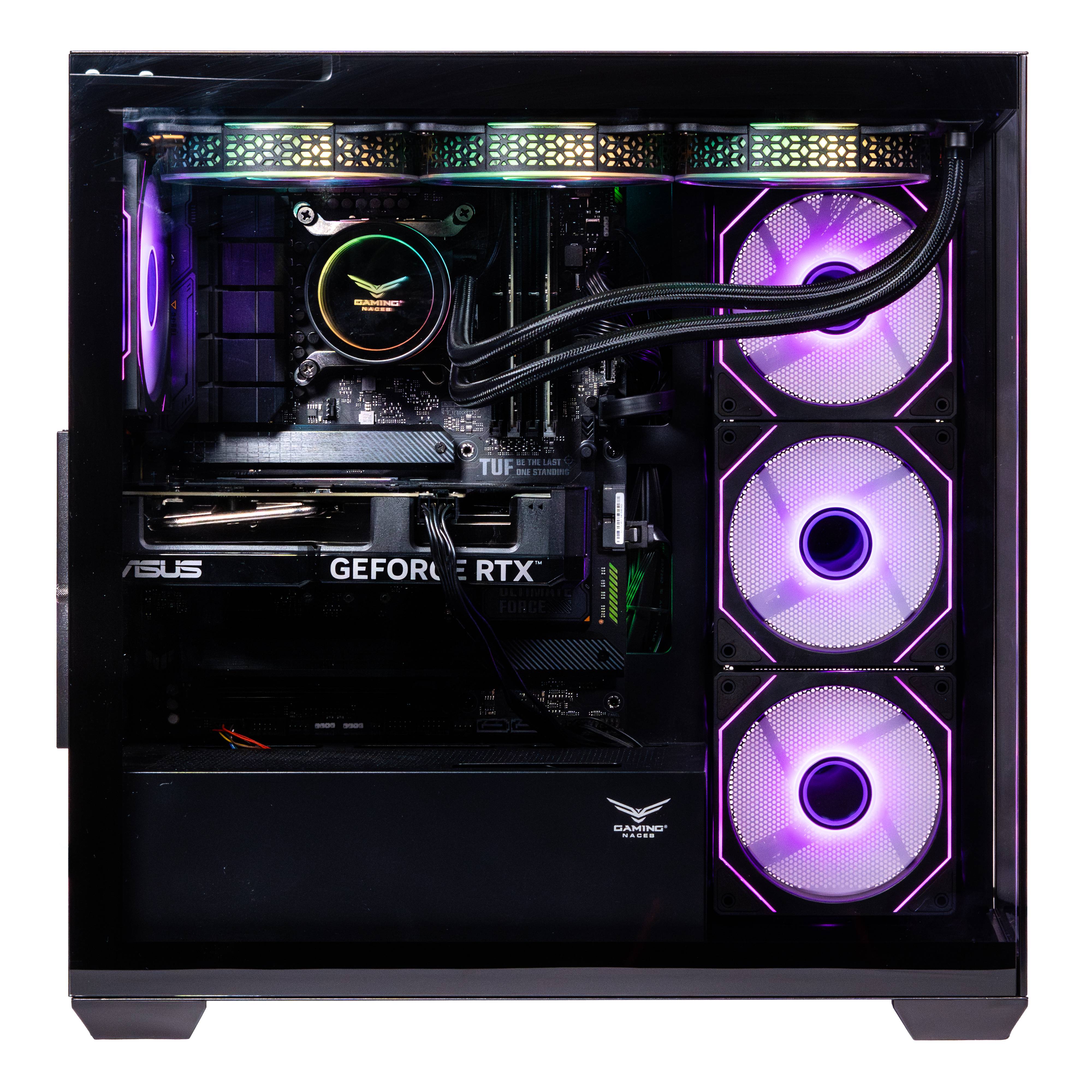 NACEB GABINETE GAMER MEDIA TORRE Cristal templado - ATX, MicroATX, Ventiladores 3 Frontales, 1 Posterior ARGB, USB 3.0x2 HD Audio/Micrófono x1 color negro N NACEB GABINETE GAMER MEDIA TORRE Cristal templado - ATX, MicroATX, Ventiladores 3 Frontales, 1 Posterior ARGB, USB 3.0x2 HD Audio/Micrófono x1 color negro N
